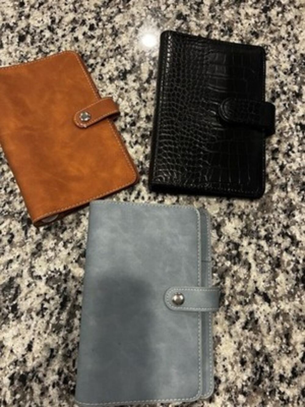3 Assorted A6 Planner Binder Organizers